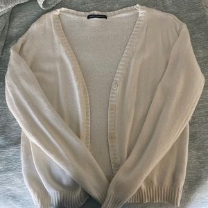 brandy melville cream billie cardigan
